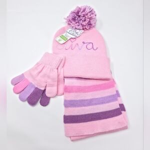 Toby & Me 3pc Pink & Purple Winter Set 4-6X NWT